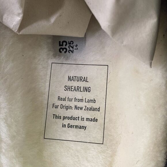 New in Box Birkenstock Zermatt Red plaid slipper shoe Sz 35 US 4.5/5 - Picture 10 of 11